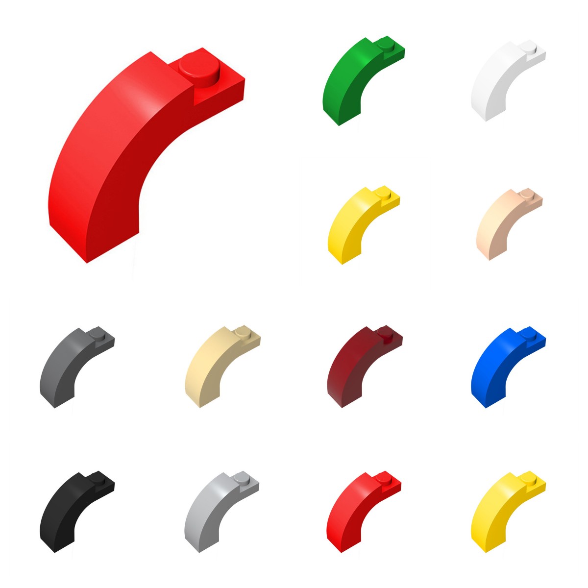 Top Tech Accessories - 50pcs 6005 92903 Creative Brick Arch