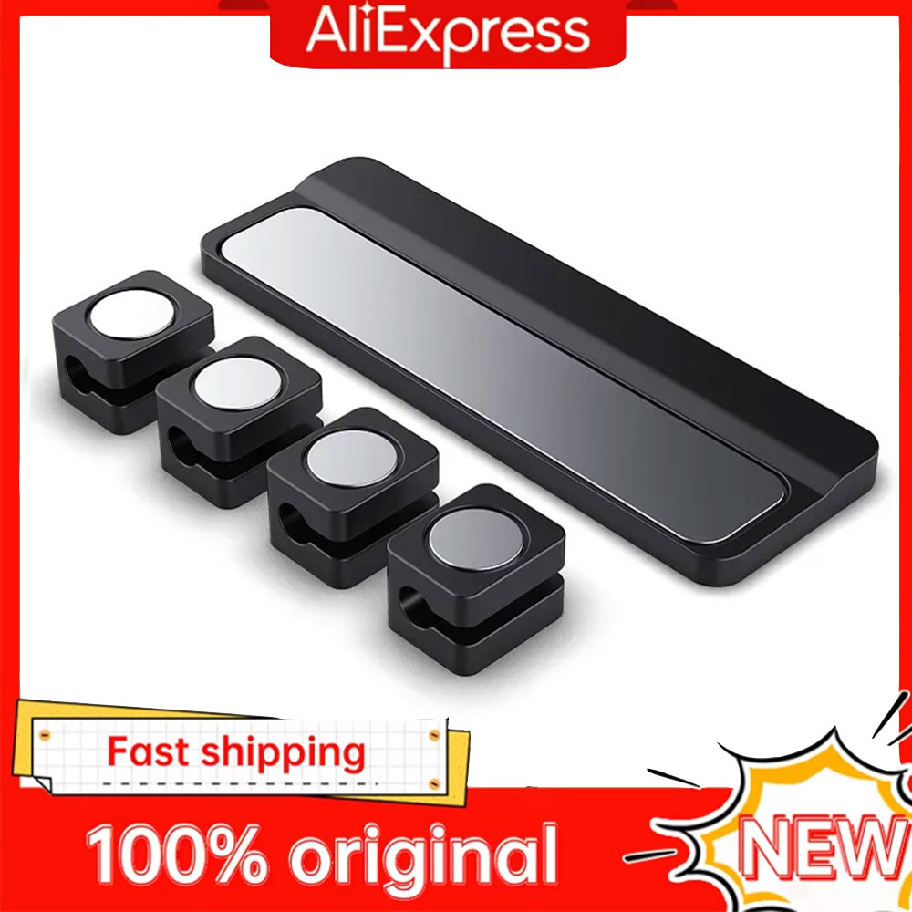 Desk Cable Clip - Magnetic Cable Clips Cable Smooth Adjustable