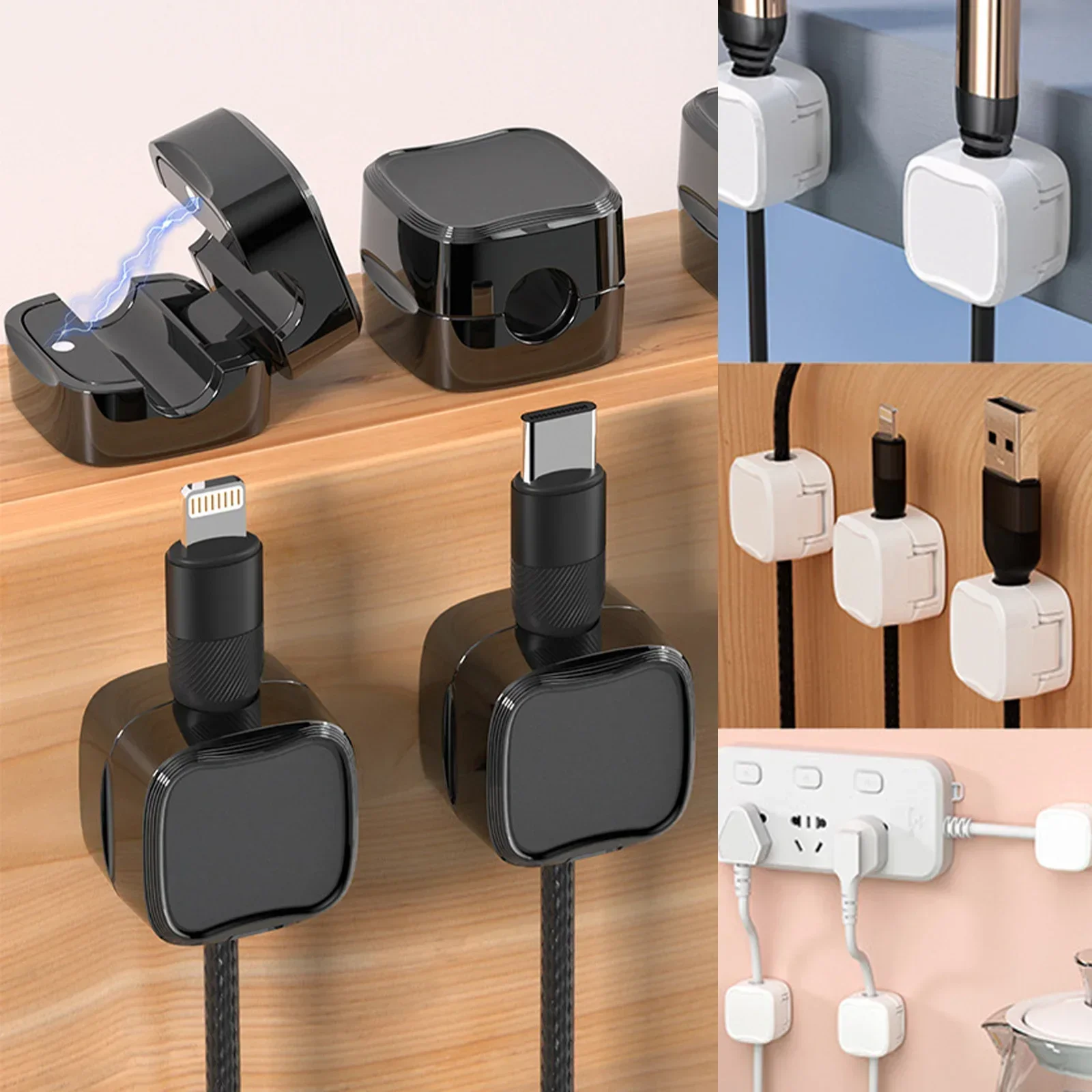 6/12/24PCS Magnetic Cable Orga - Desk Cable Clip review and price