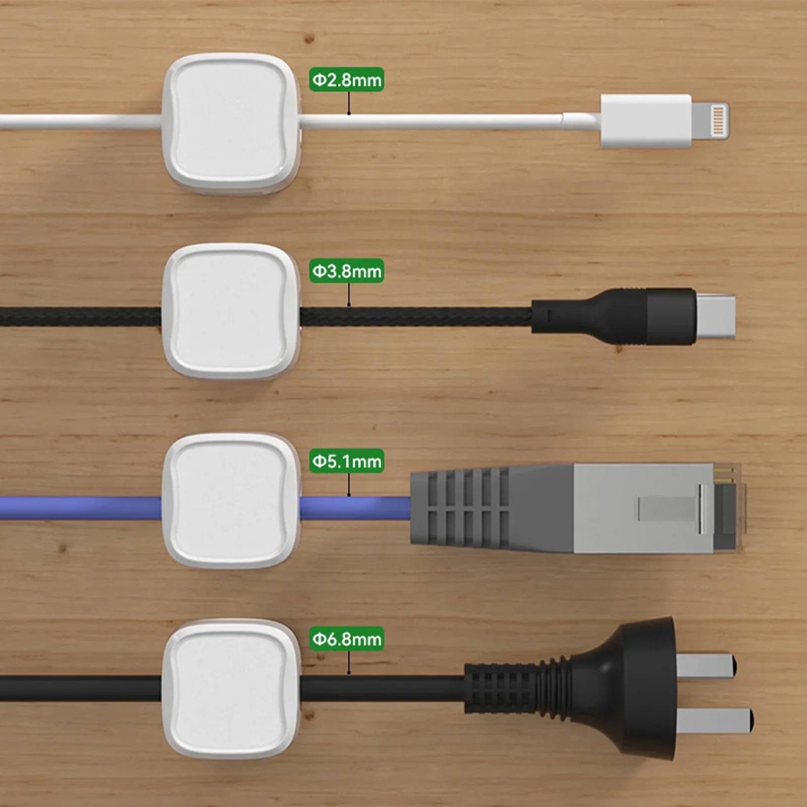 6/12/24PCS Magnetic Cable Orga - Desk Cable Clip review and price