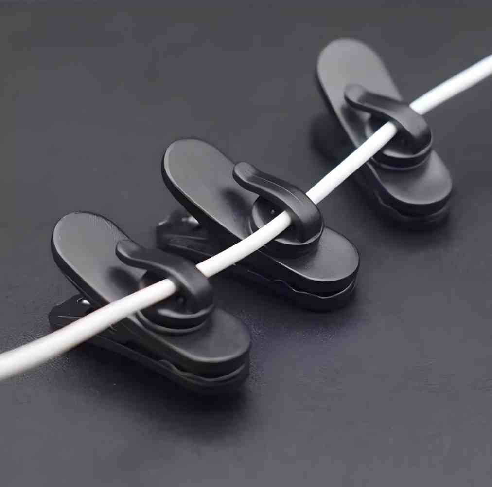 10pcs Rotating Earphone Cable  - Desk Cable Clip review and price