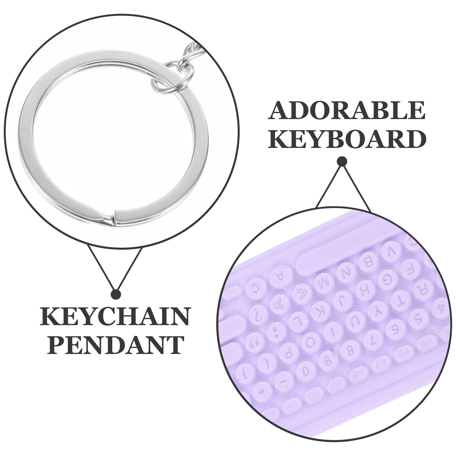 Mini Keyboard and Mouse Keycha - Tech Keychain Accessories review and price