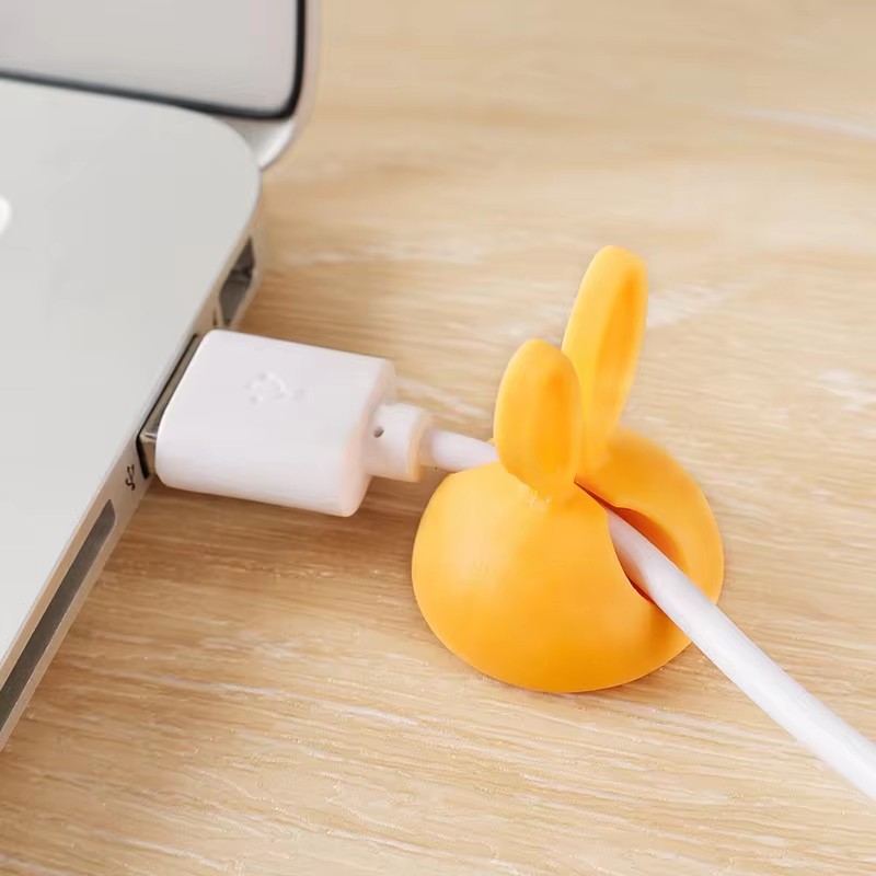 Cute Rabbit Ear Cable Manager  - Desk Cable Clip review and price