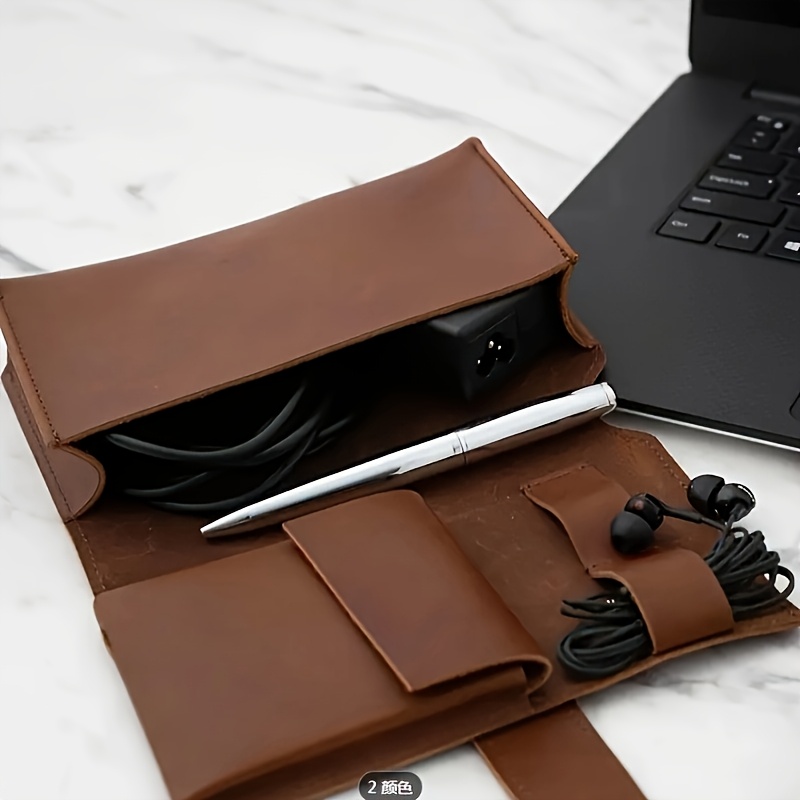PU Leather Multi-Compartment O - Tech Accessories Travel Case review and price