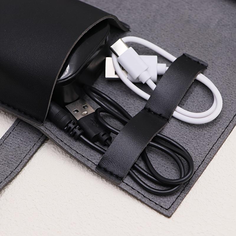 1PC PU Leather Multi-Compartme - Tech Accessories Travel Case review and price