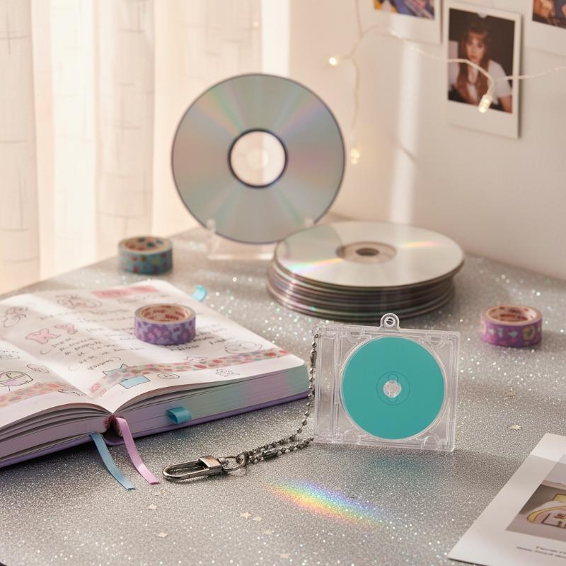 CD Disc Case Key Chain - Perip - Tech Keychain Accessories review and price