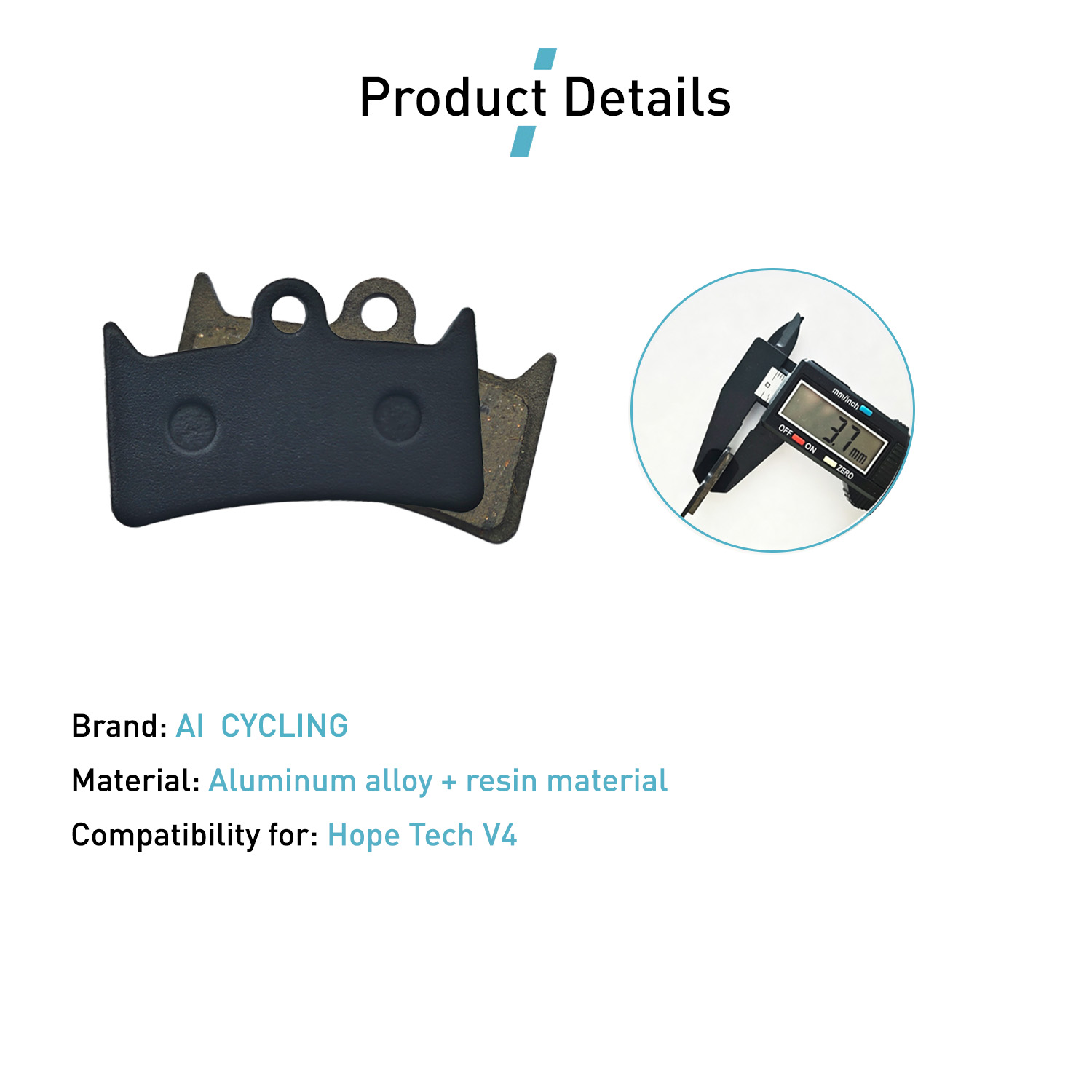 4 Pairs Bicycle Disc Brake Pad - Tech Bike Accessories review and price