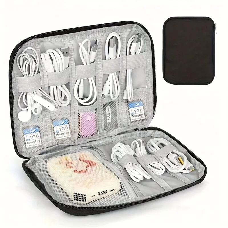 1 Pack Portable Electronic Acc - Tech Accessories Travel Case review and price