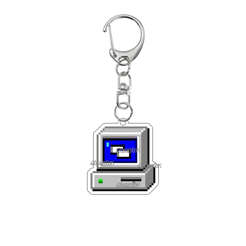 Creative Double-sided Print Re - Tech Keychain Accessories review and price