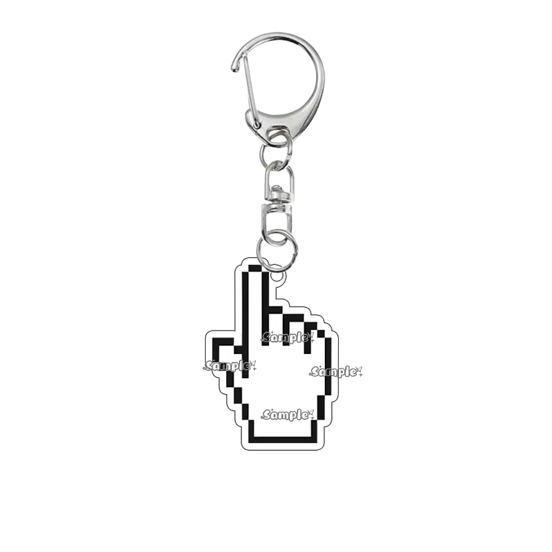 Creative Double-sided Print Re - Tech Keychain Accessories review and price