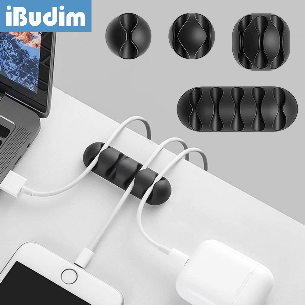 Cable Organizer Silicone Cable - Desk Cable Clip review and price