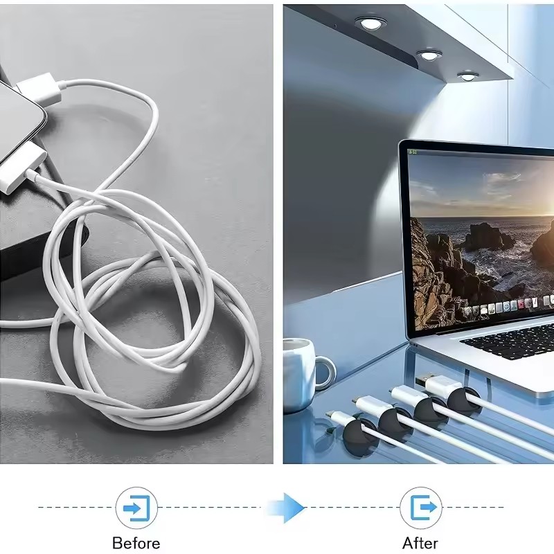 5/50Pcs Desktop Wall Cable Cli - Desk Cable Clip review and price