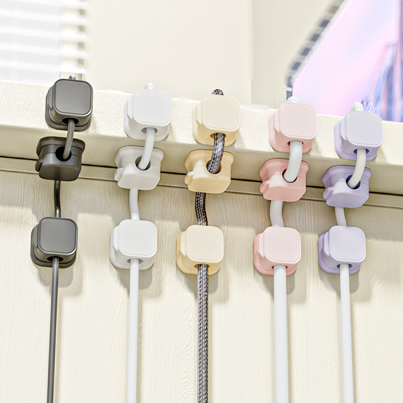 Multi Color Magnetic Cable Man - Desk Cable Clip review and price