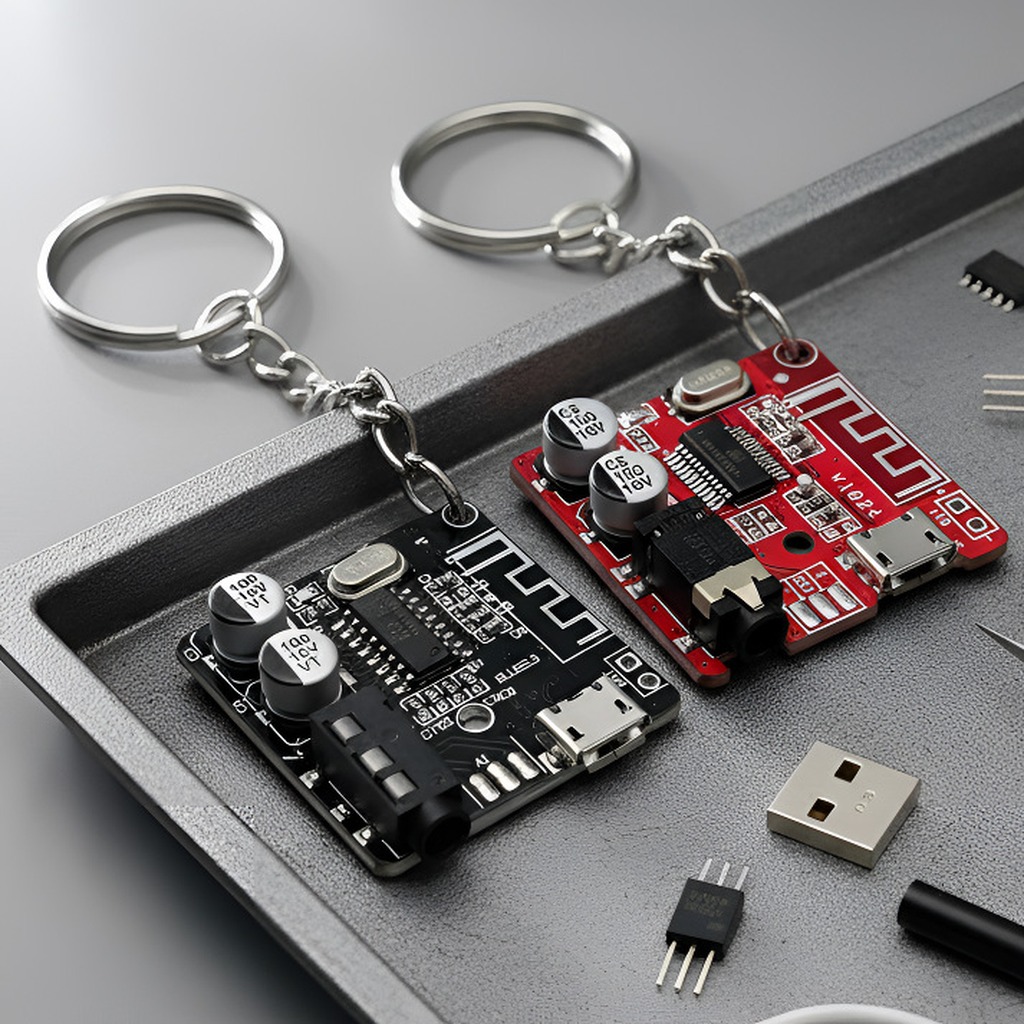 Cyberpunk Style Circuit Board  - Tech Keychain Accessories review and price